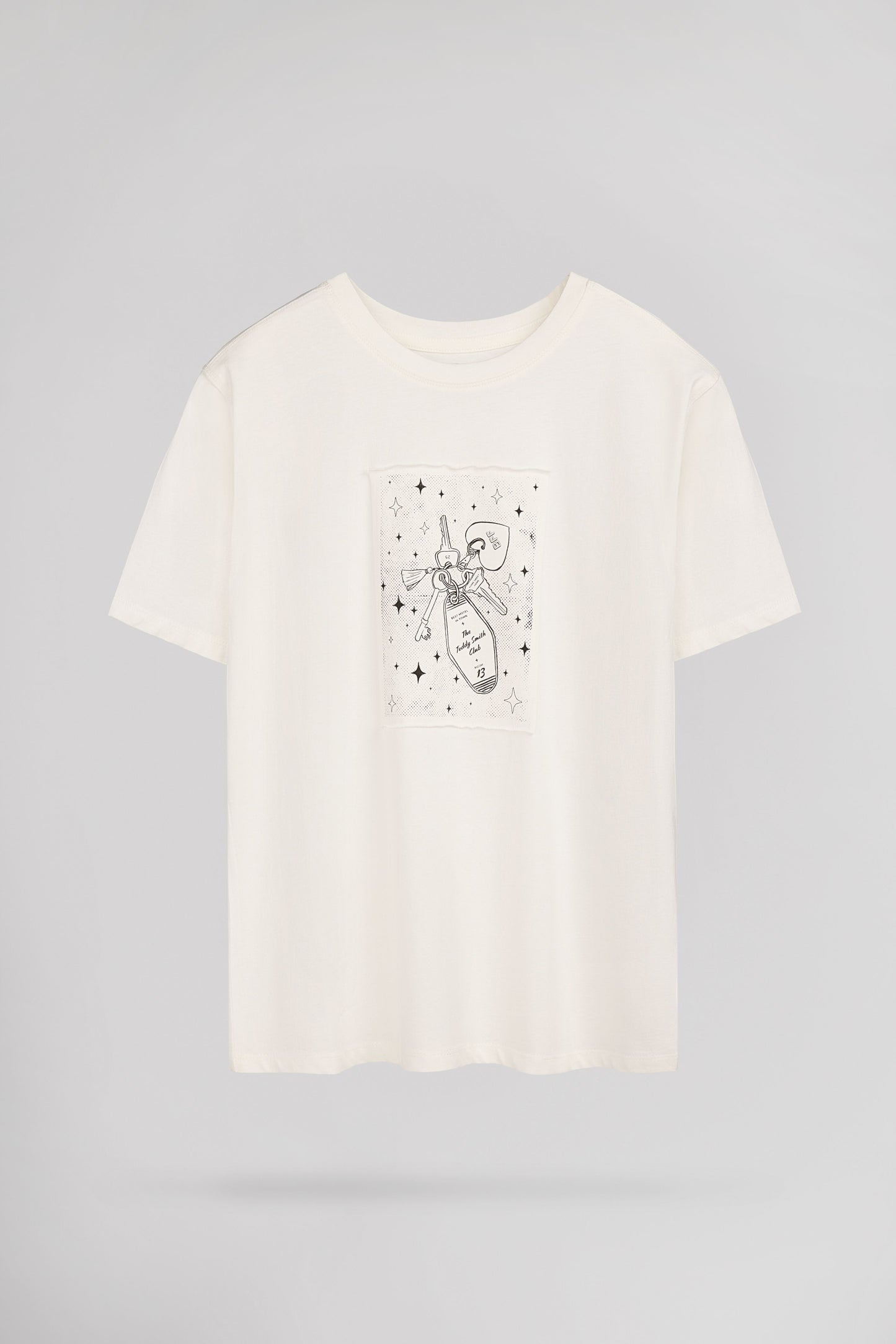 T-shirt col rond T-WALLEN MC JR MIDDLE WHITE