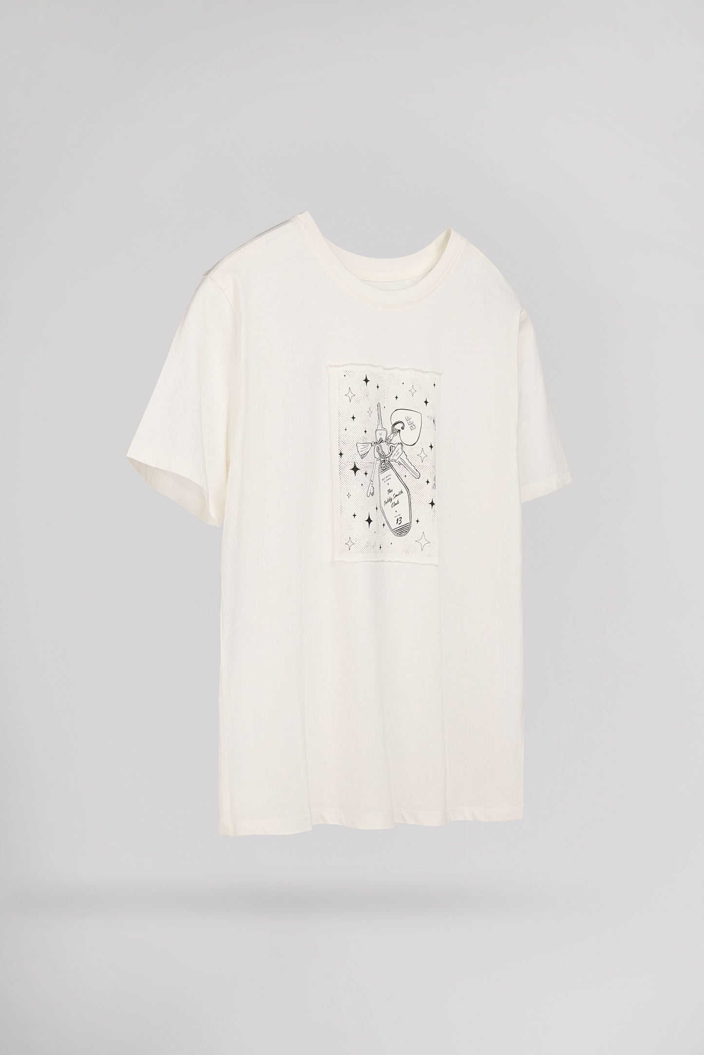 T-shirt col rond T-WALLEN MC JR MIDDLE WHITE