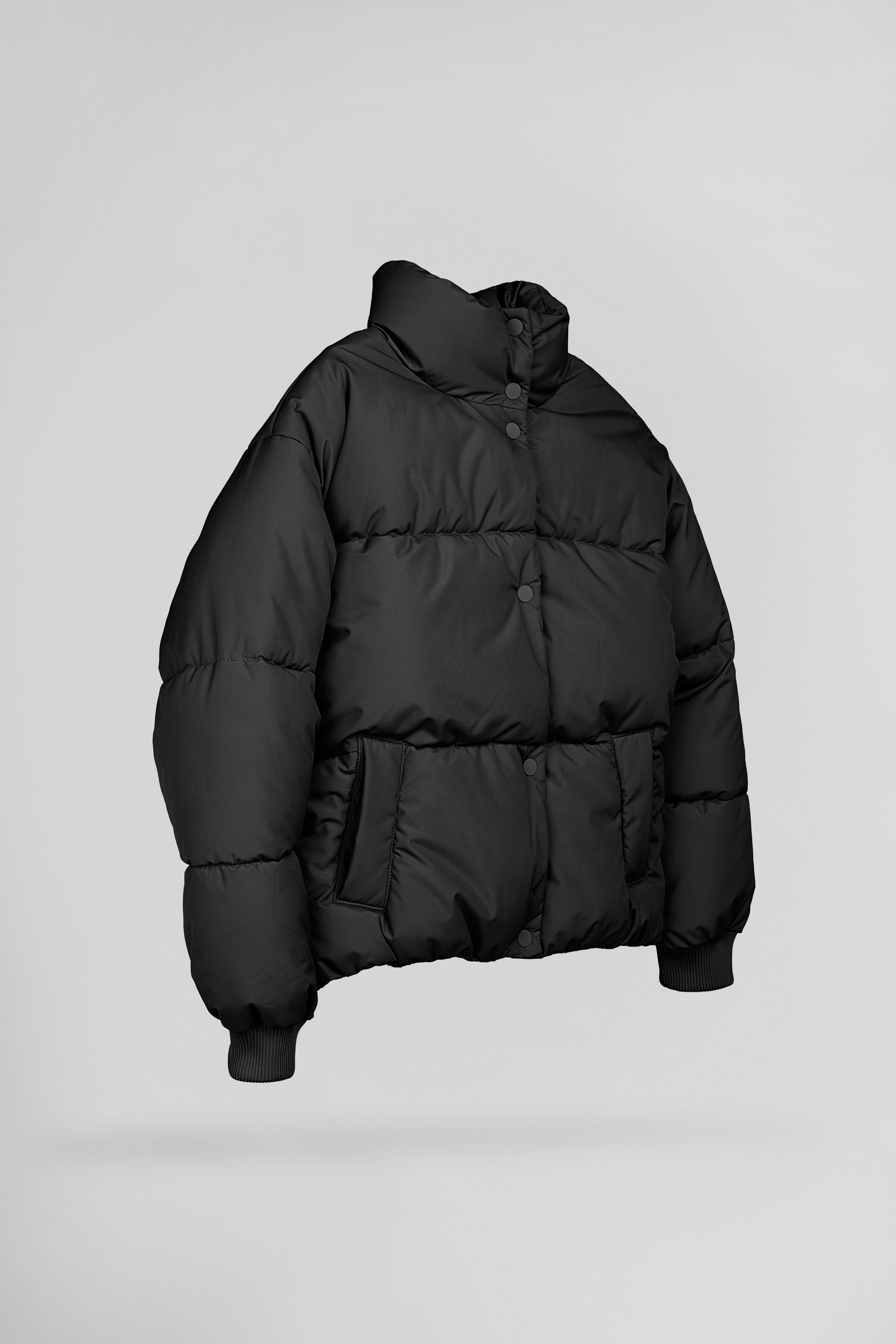 Doudoune col montant B-YANCA JR NOIR8