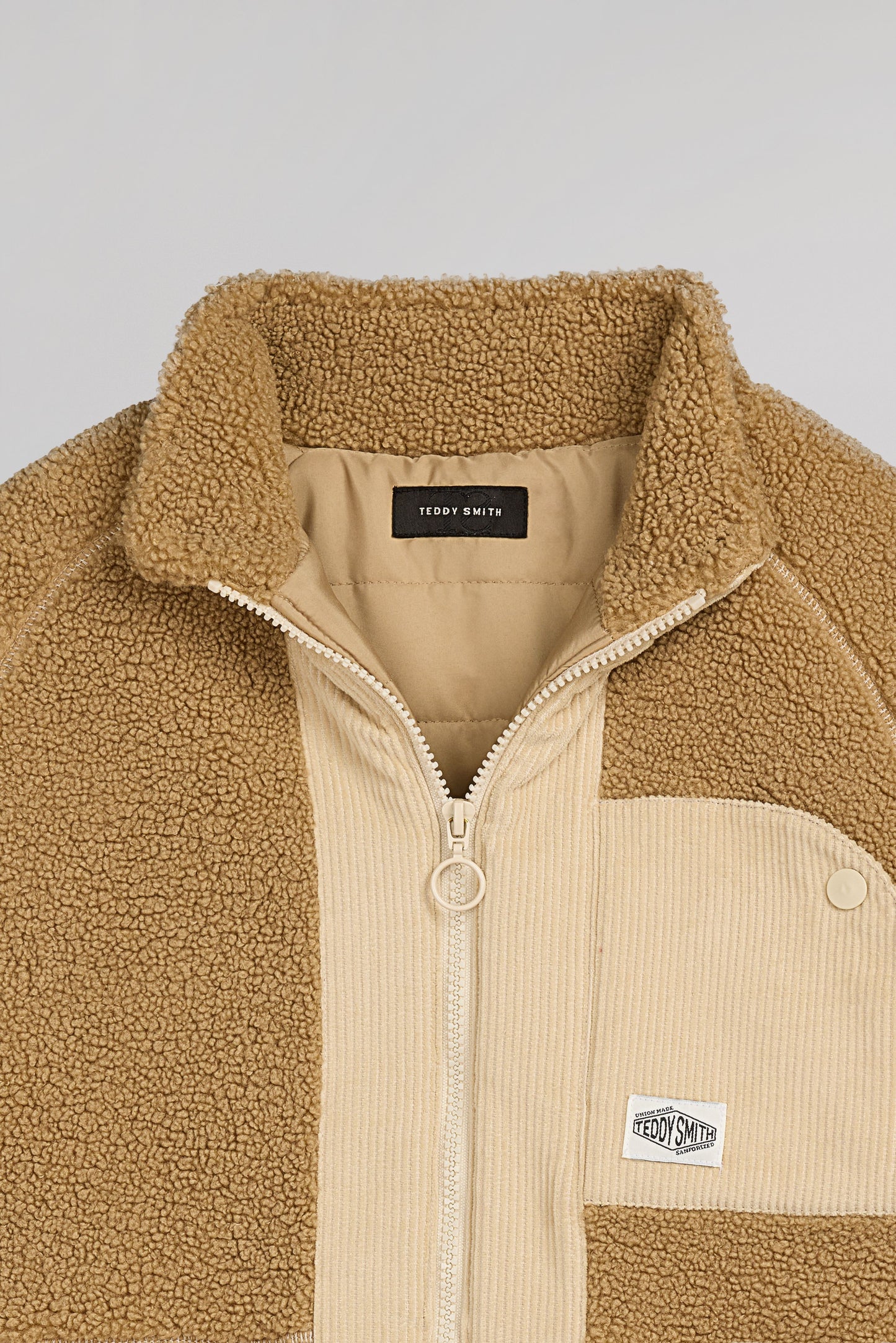 Blouson sherpa B-ILLY JR WORKER BEIGE