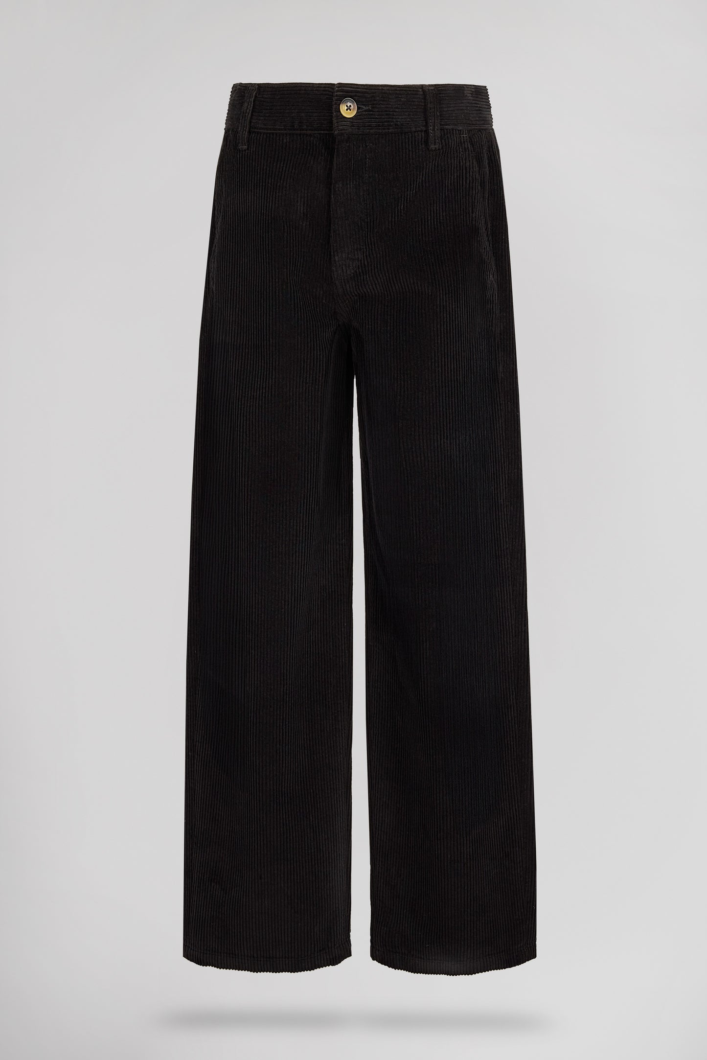 Pantalon chino velours P-EDDY BAGGY JR NOIR