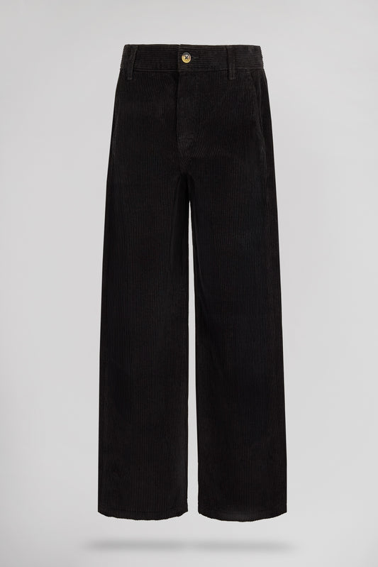 Achat Pantalon chino velours P-EDDY BAGGY JR NOIR