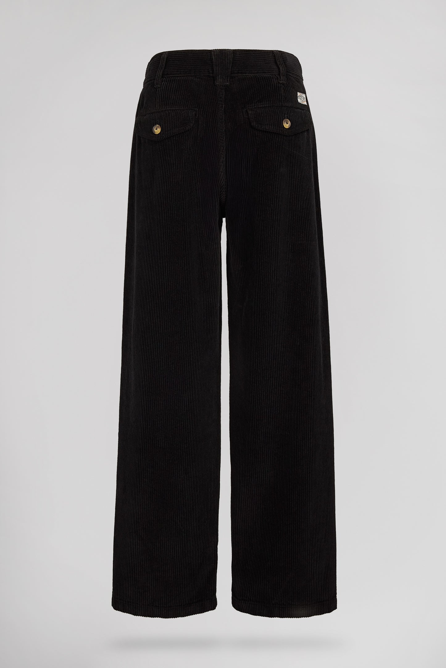 Pantalon chino velours P-EDDY BAGGY JR NOIR