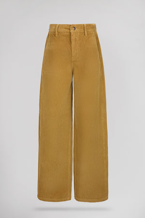 Pantalon chino velours P-EDDY BAGGY JR WORKER BEIGE