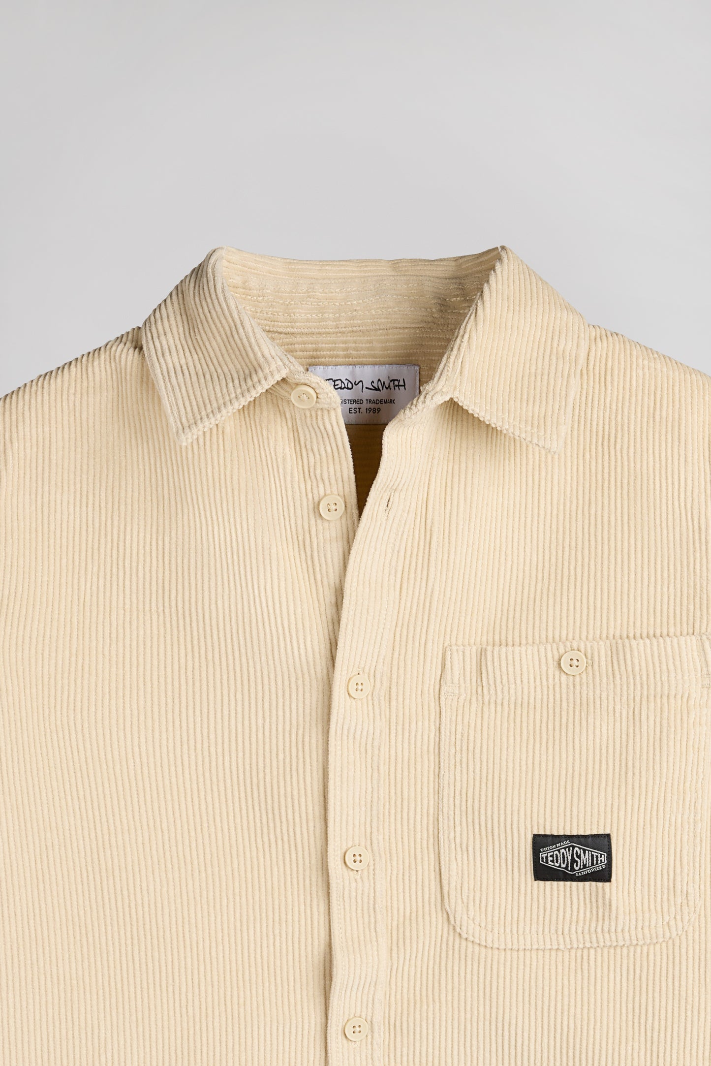 Chemise C-VELVET ML JR BEIGE CLAIR