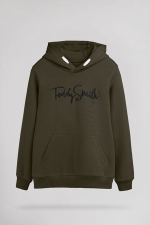 Sweat S-EVRY HOODY JR DEEP KAKI