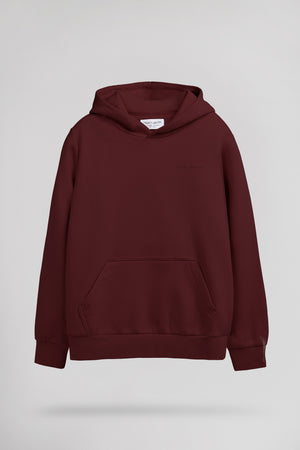 Sweat à capuche S-NARK HOODY JR BORDEAUX FONCE