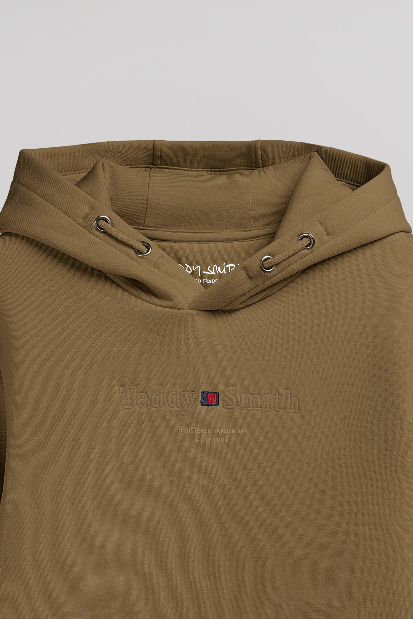Sweat à capuche S-JIM HOODY JR NOISETTE
