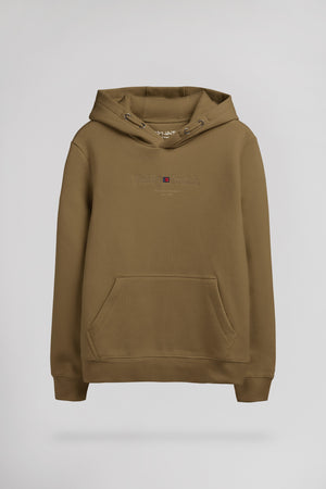 Sweat à capuche S-JIM HOODY JR NOISETTE