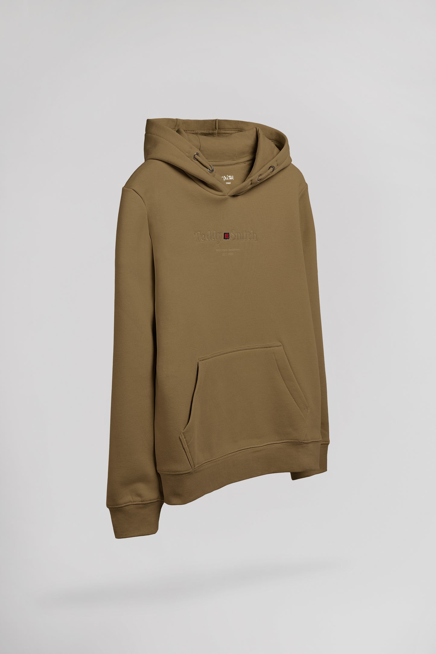 Sweat à capuche S-JIM HOODY JR NOISETTE