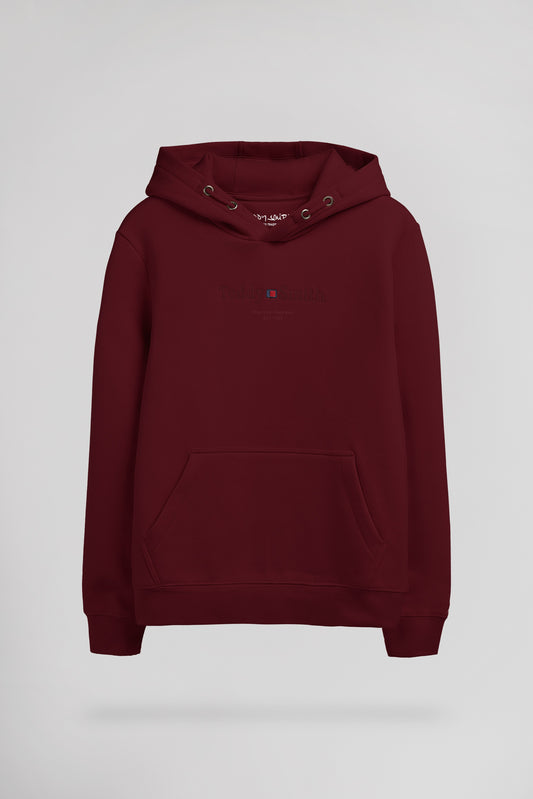 Achat Sweat à capuche S-JIM HOODY JR BORDEAUX FONCE