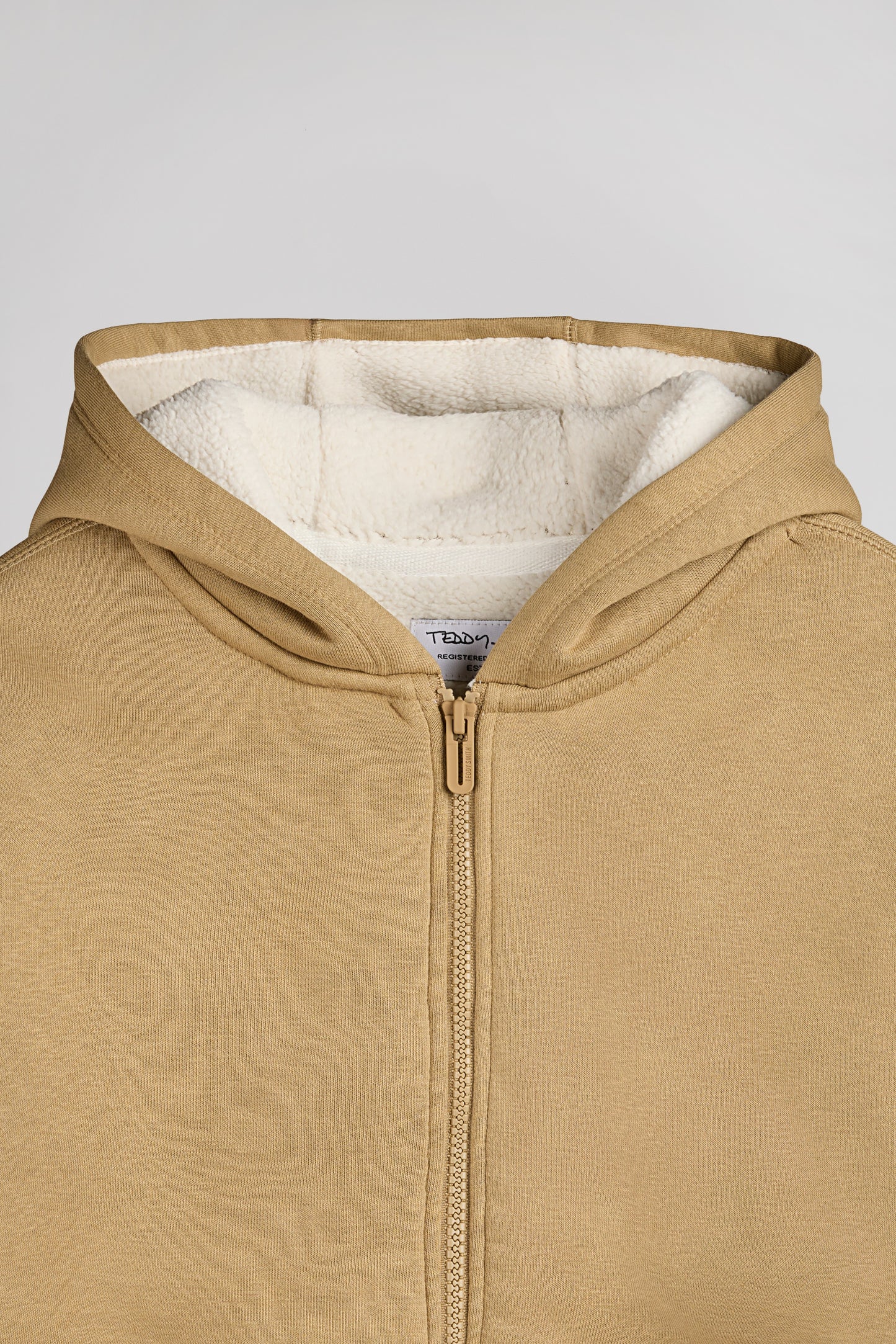Gilet zippé sherpa à capuche G-ONY HOODY JR WORKER BEIGE