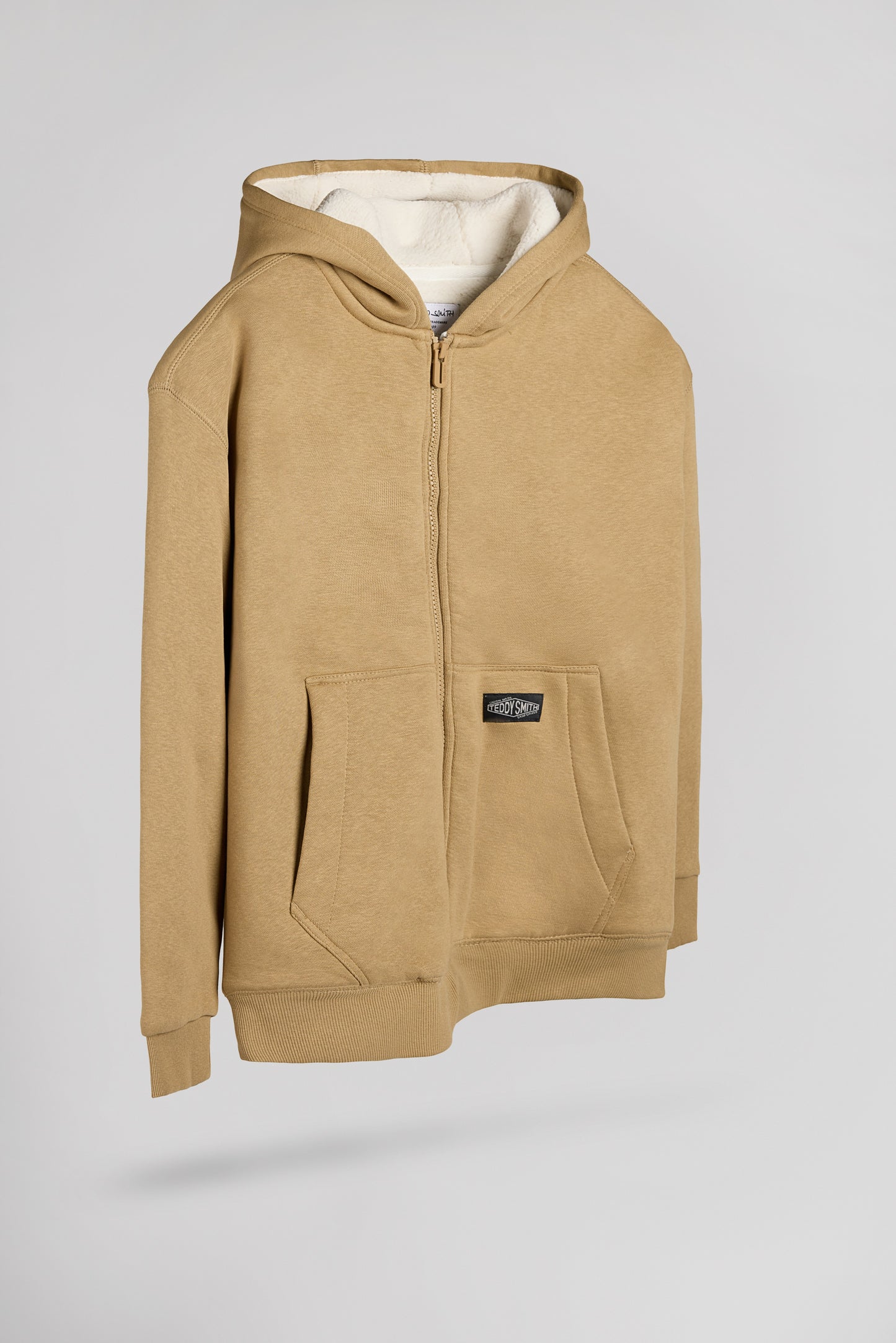 Gilet zippé sherpa à capuche G-ONY HOODY JR WORKER BEIGE