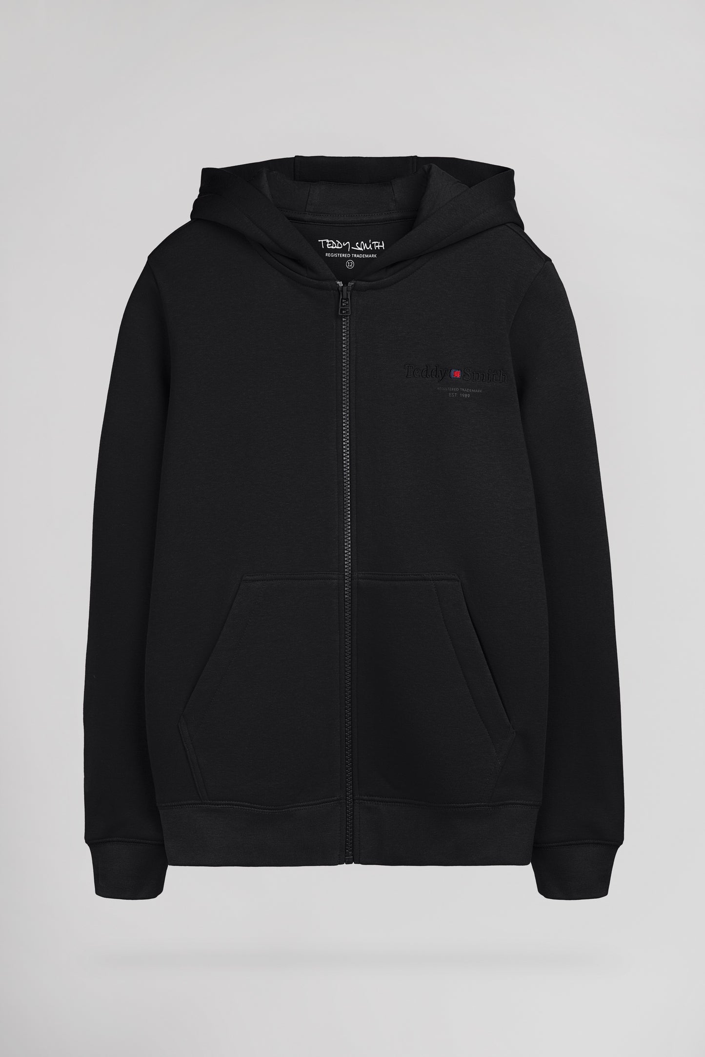 Gilet sweat à capuche GICLASS JIM HZ JR NOIR