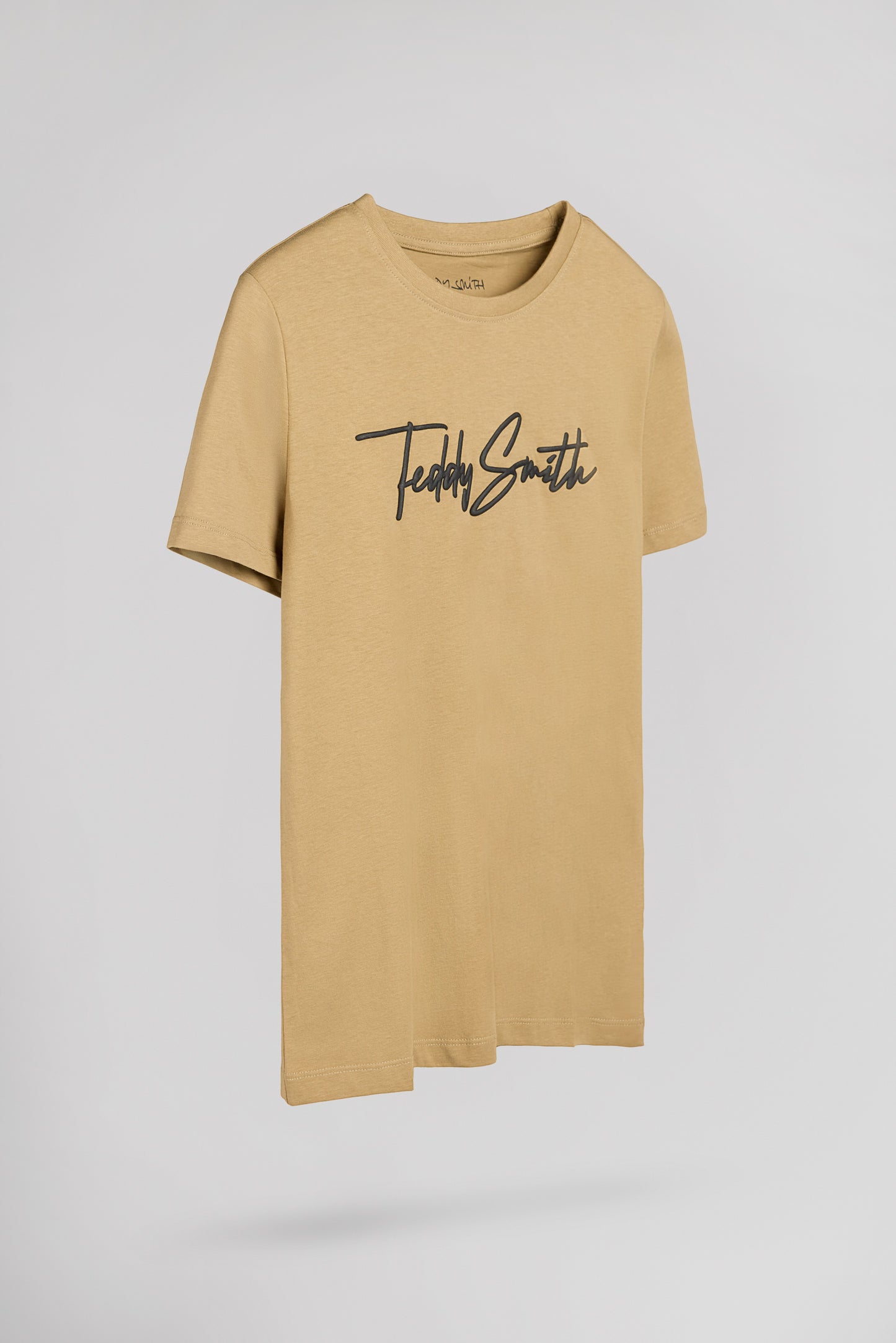 T-shirt col rond T-EVAN MC JR WORKER BEIGE