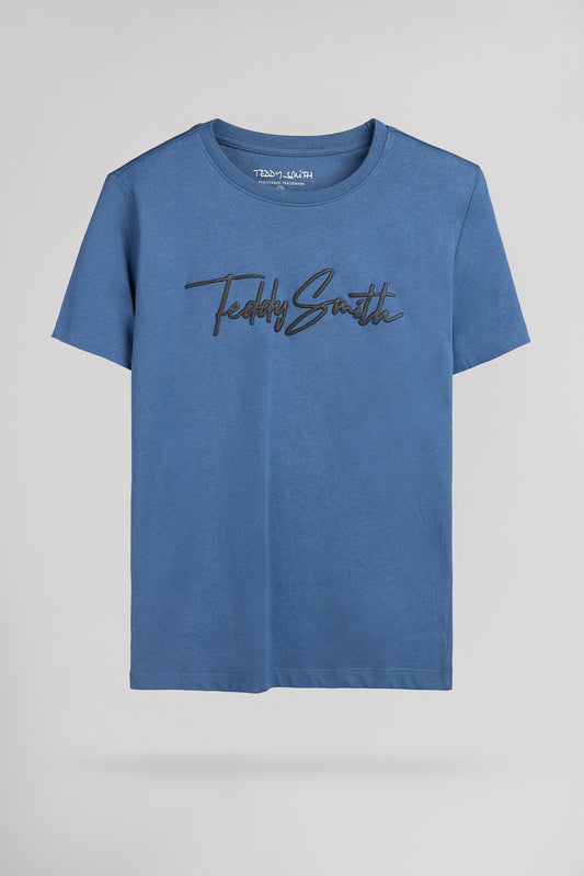 Achat T-shirt T-EVAN MC JR FADED INDIGO