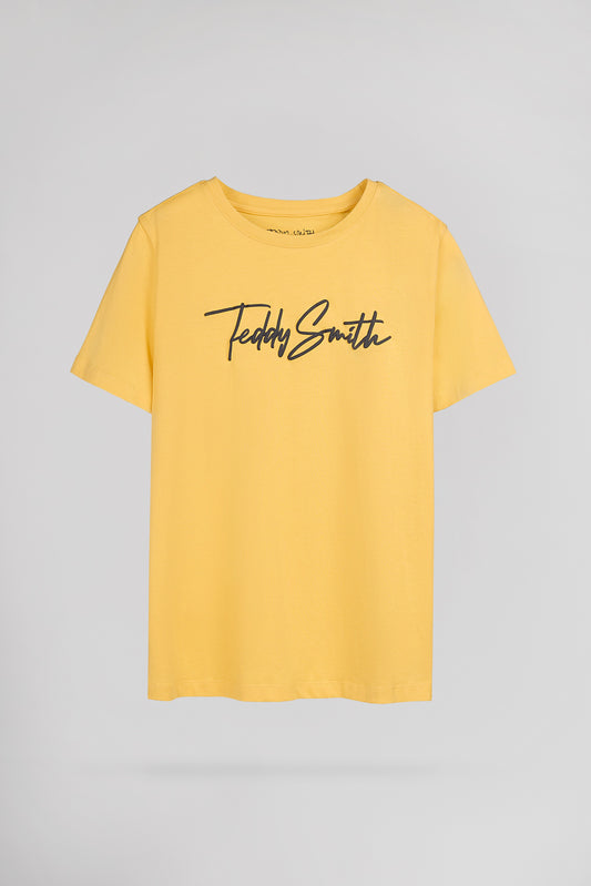Achat T-shirt T-EVAN MC JR JAUNE PAILLE
