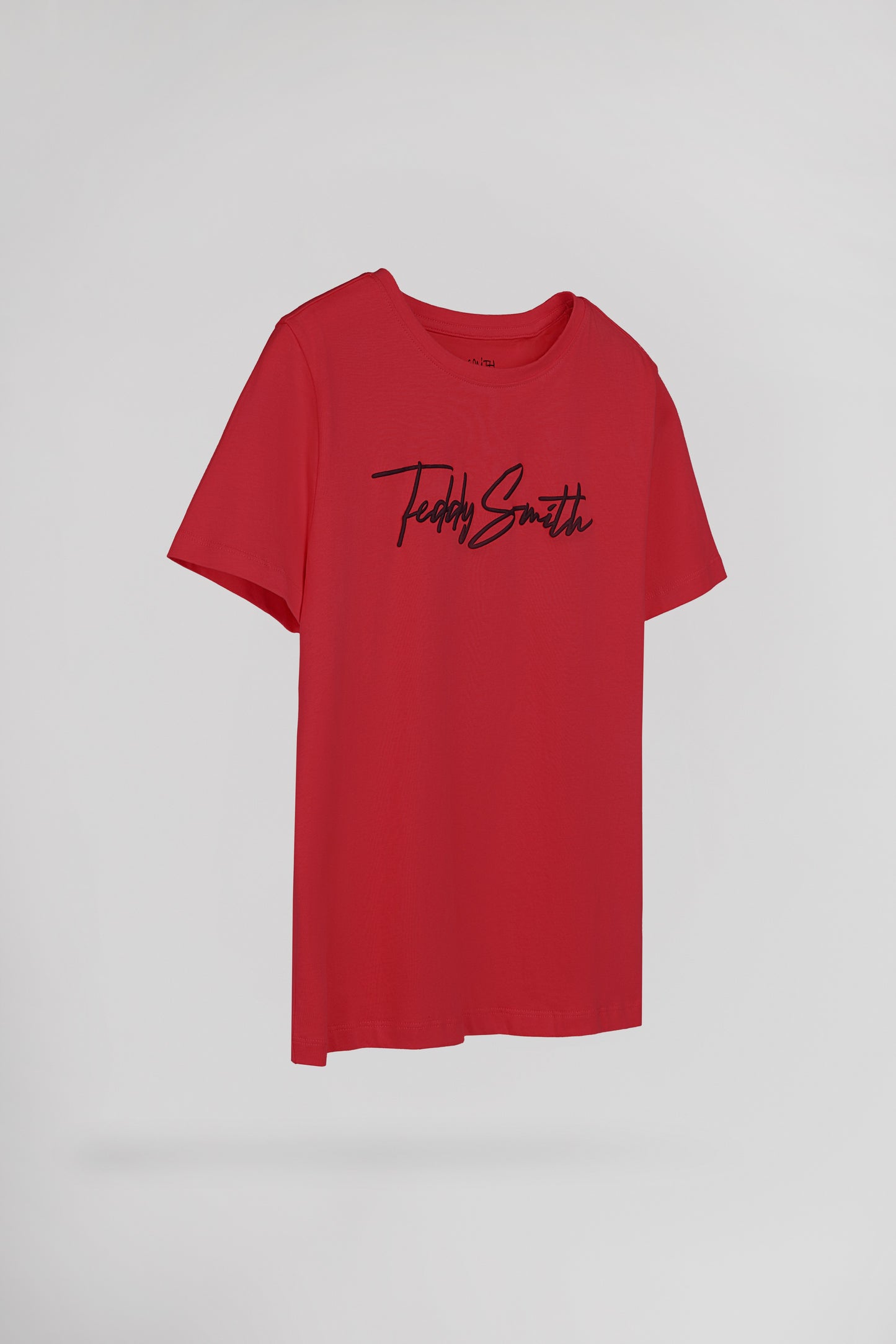 T-shirt col rond T-EVAN MC JR ROUGE VIF