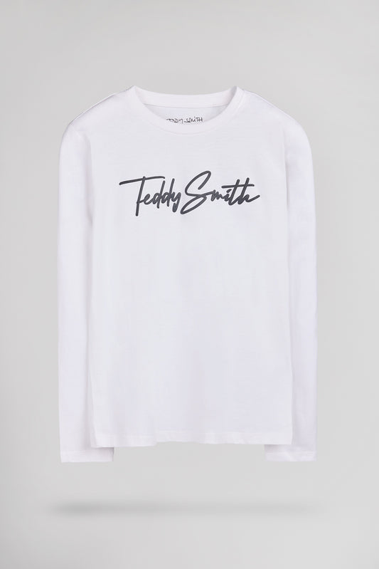 Achat T-shirt col rond EVAN ML JR BLANC