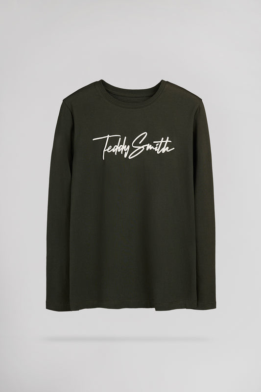 Achat T-shirt T-EVAN ML JR DEEP KAKI