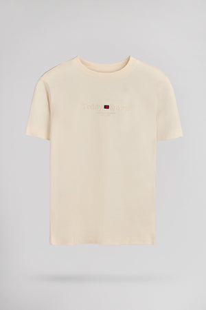 T-shirt col rond T-JIM MC JR NATUREL