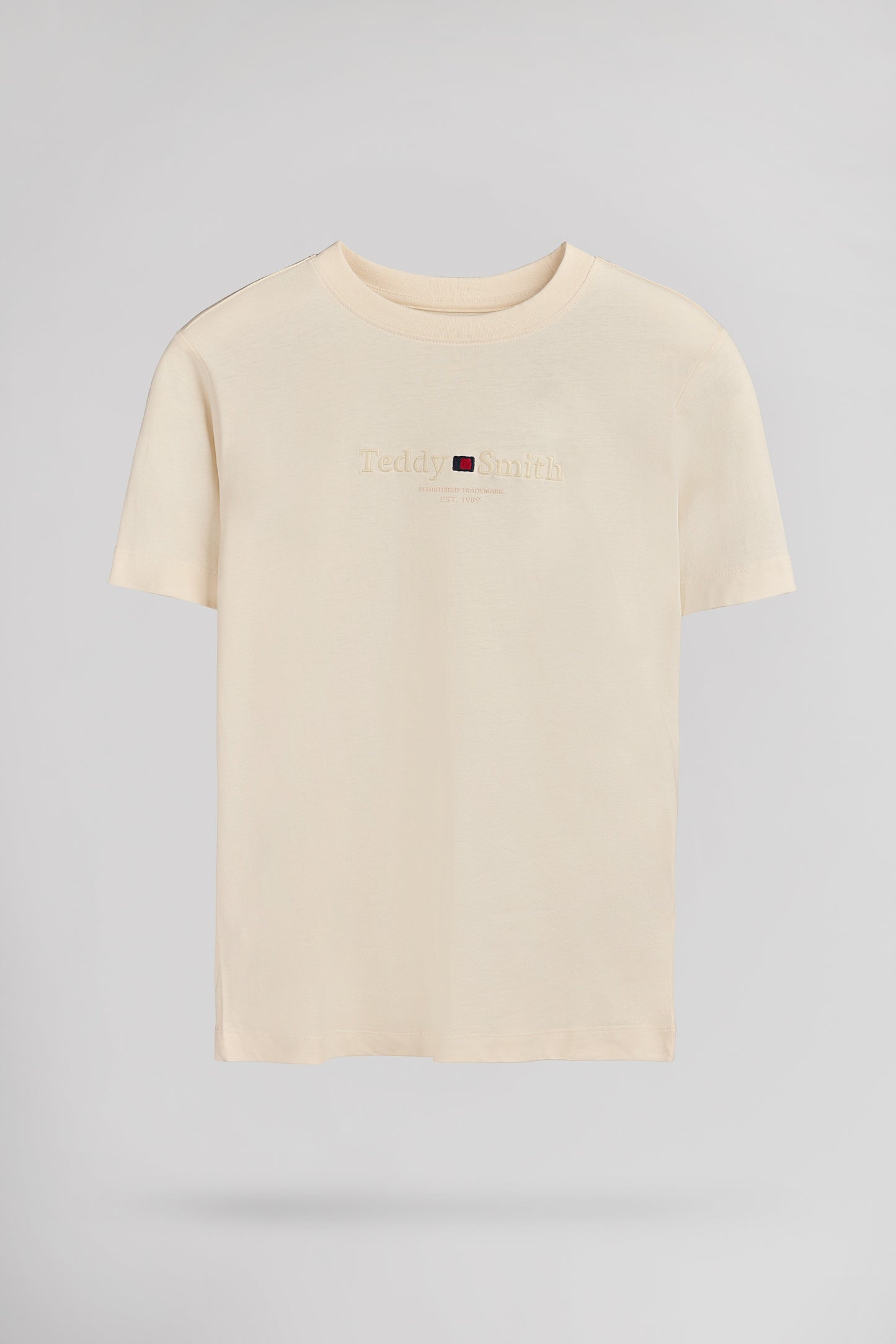 T-shirt col rond T-JIM MC JR NATUREL