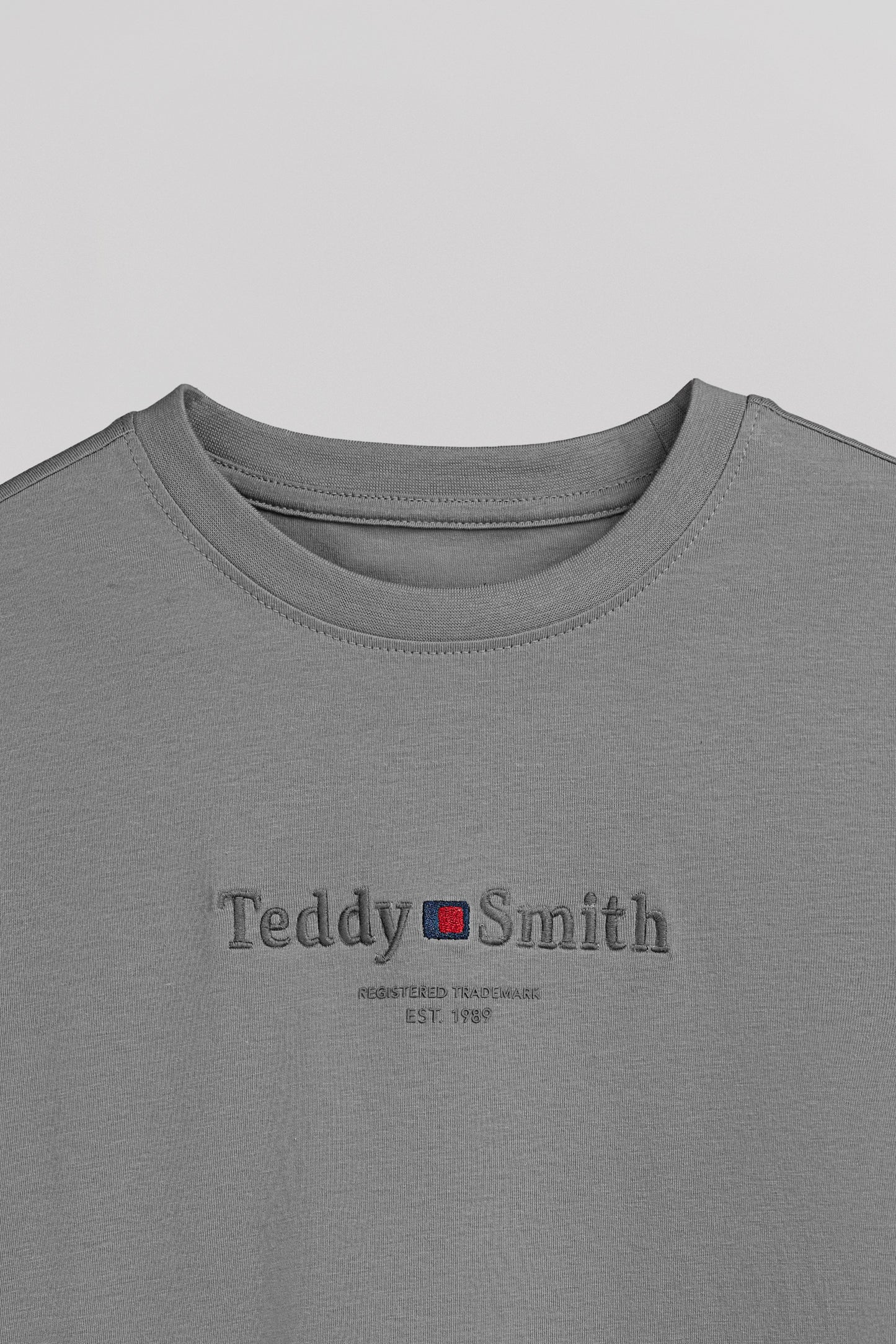T-shirt col rond T-JIM MC JR STROM GREY