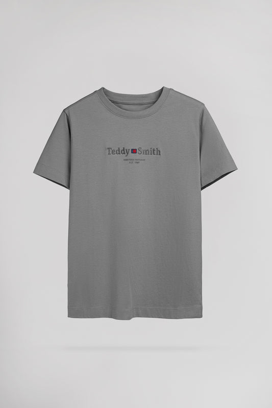 Achat T-shirt col rond T-JIM MC JR STROM GREY