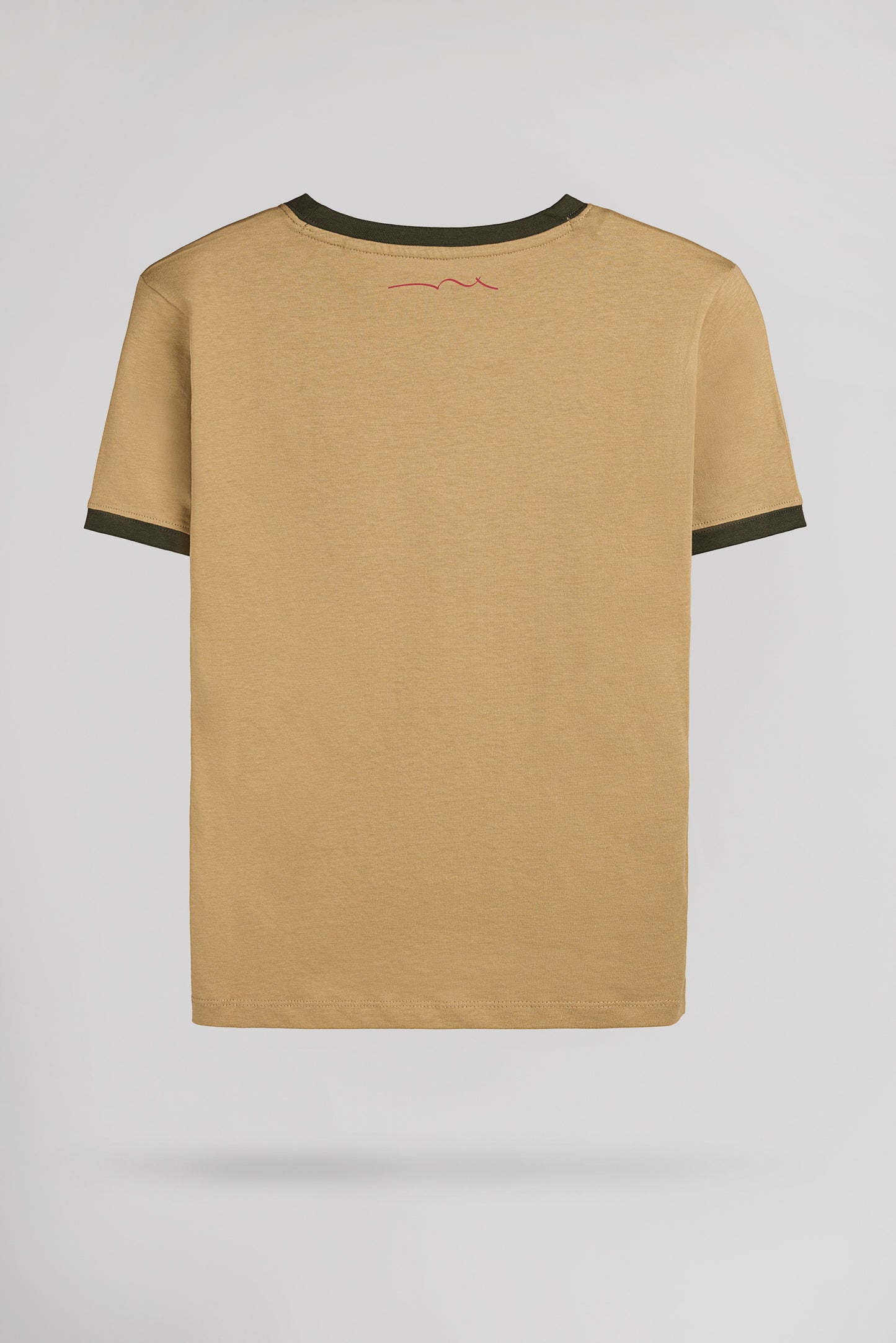 T-shirt en coton col rond THE TEE 2 R MC JR WORKER BEIGE