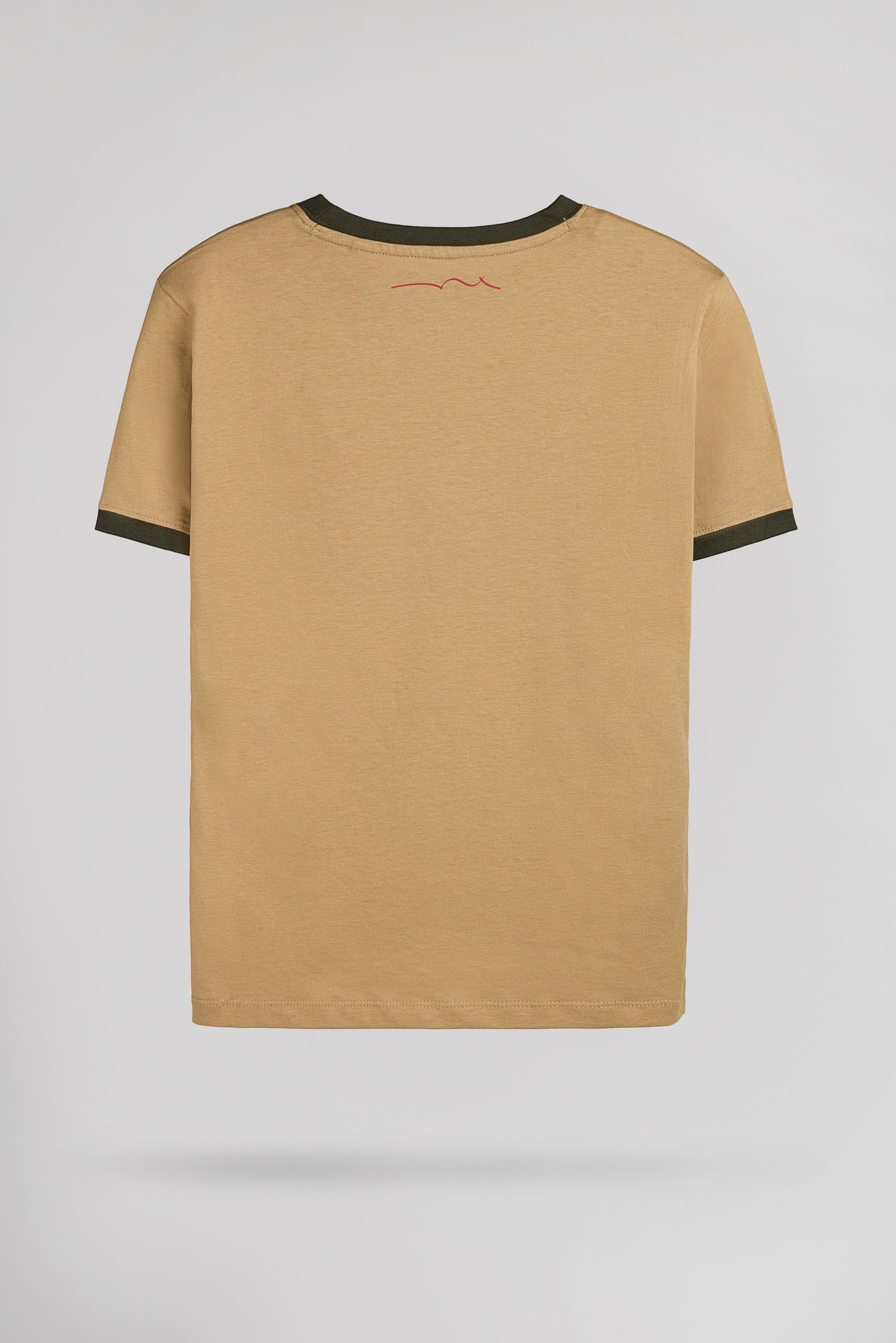 T-shirt en coton col rond THE TEE 2 R MC JR WORKER BEIGE