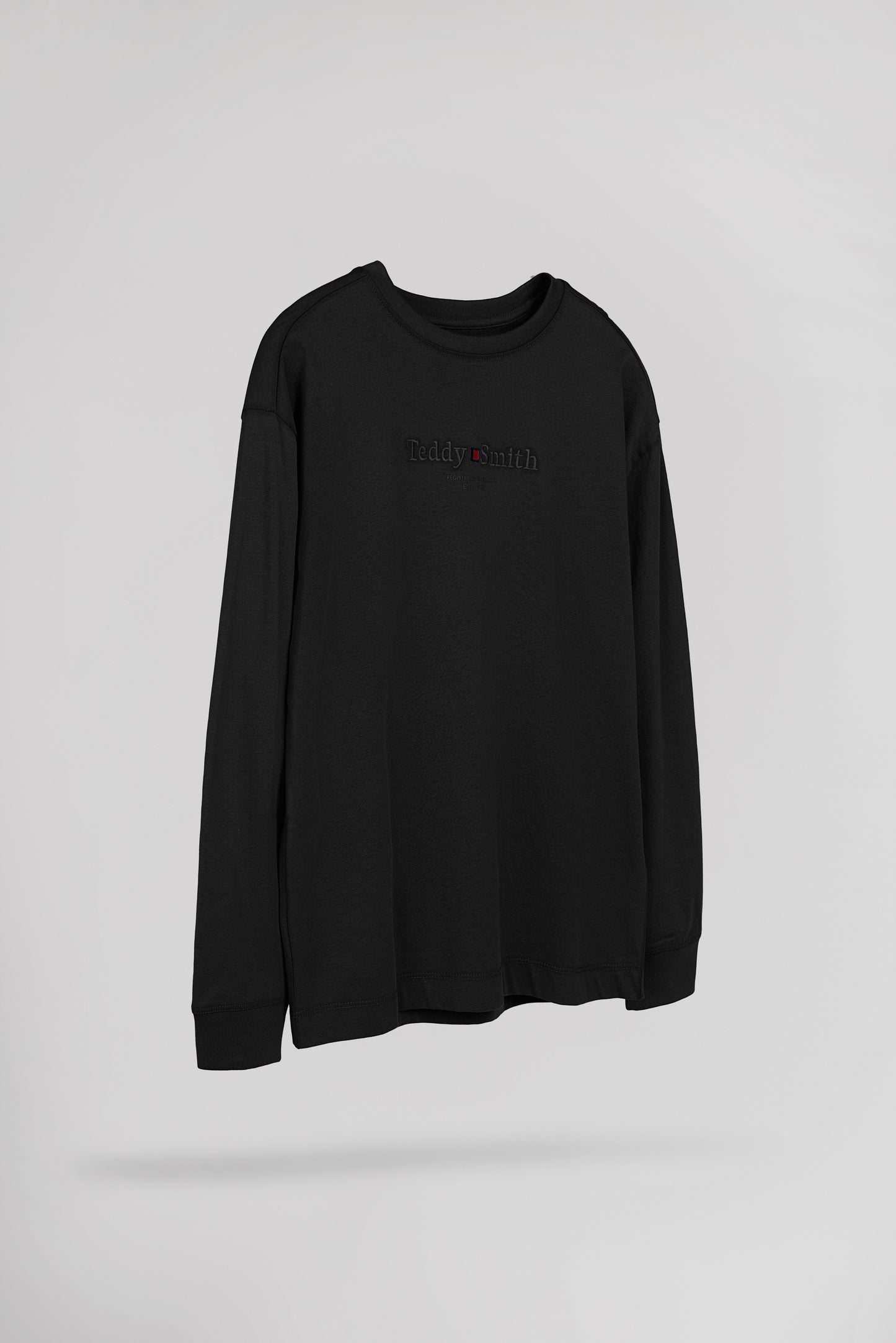 T-shirt col rond T-JIM ML JR NOIR