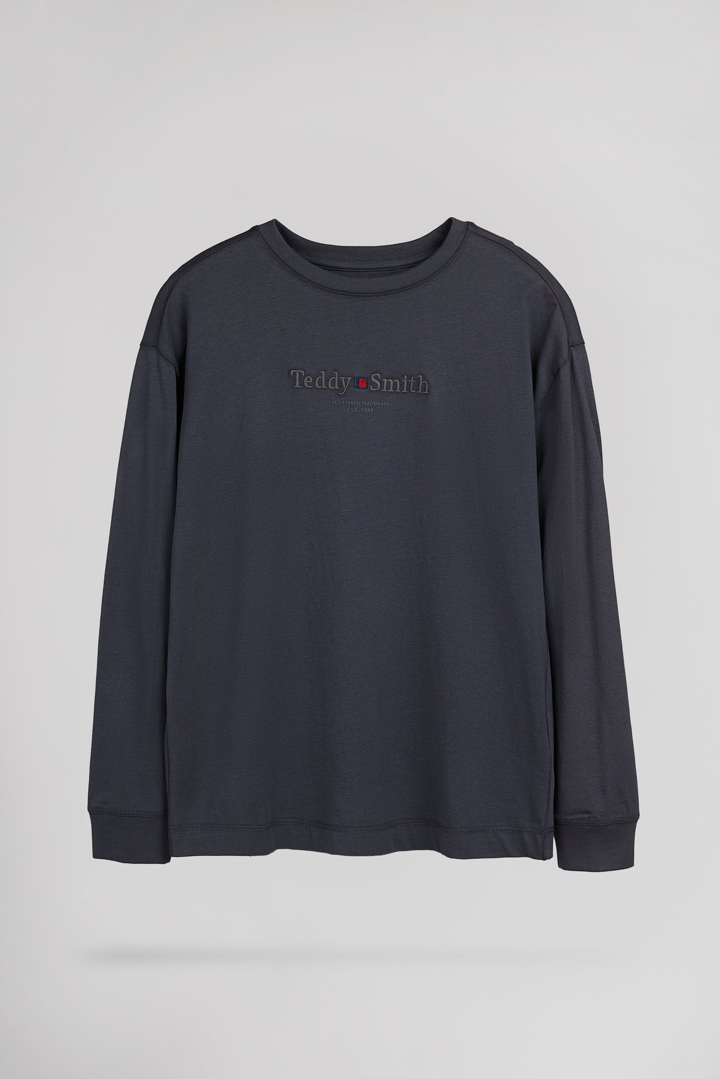 T-shirt col rond T-JIM ML JR MINERAL INK