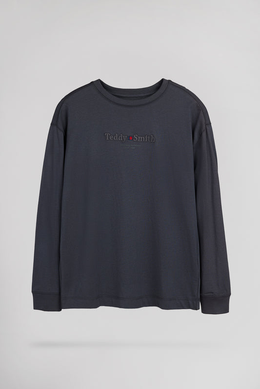 Achat T-shirt col rond T-JIM ML JR MINERAL INK