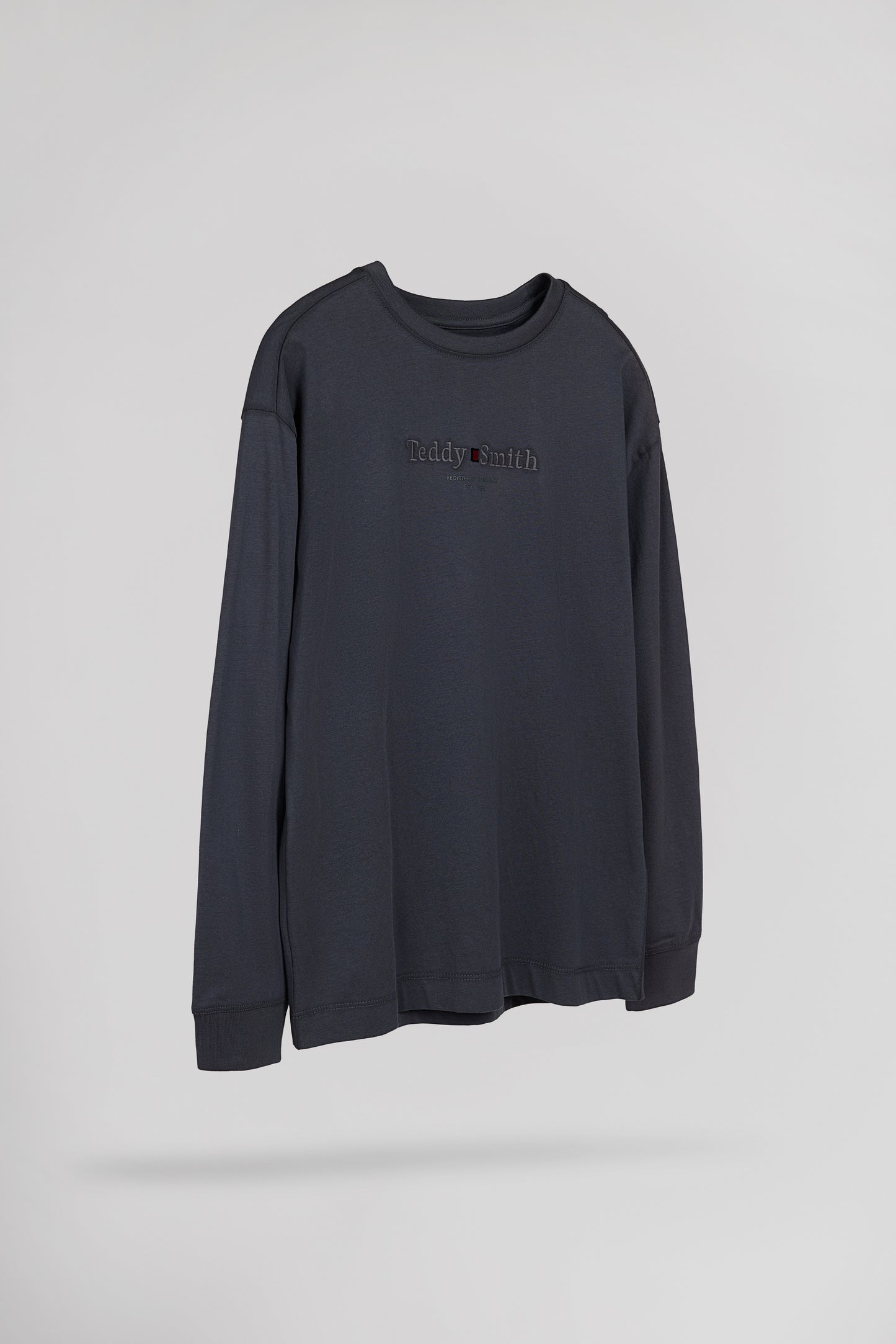T-shirt col rond T-JIM ML JR MINERAL INK