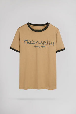 T-shirt TICLASS MC JR NOISETTE