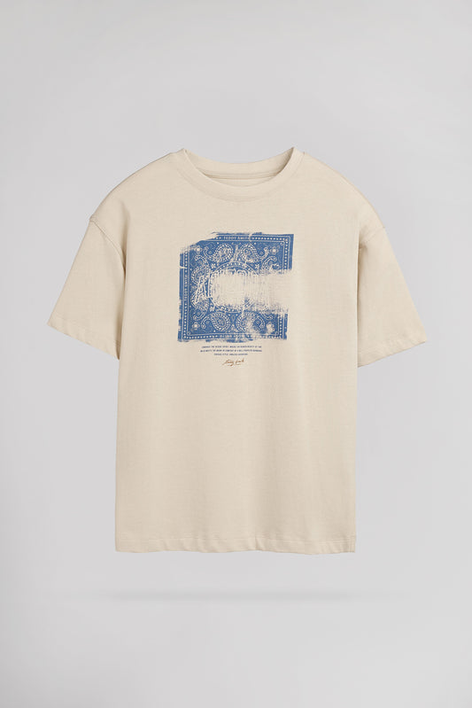 Achat T-shirt T-ROND MC JR BEIGE CLAIR
