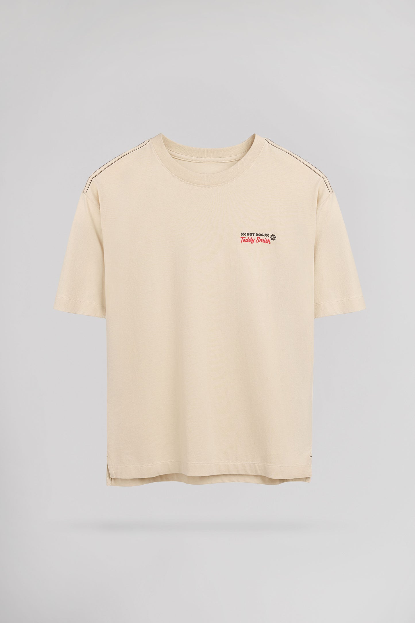 T-shirt T-SHADE MC JR BEIGE CLAIR