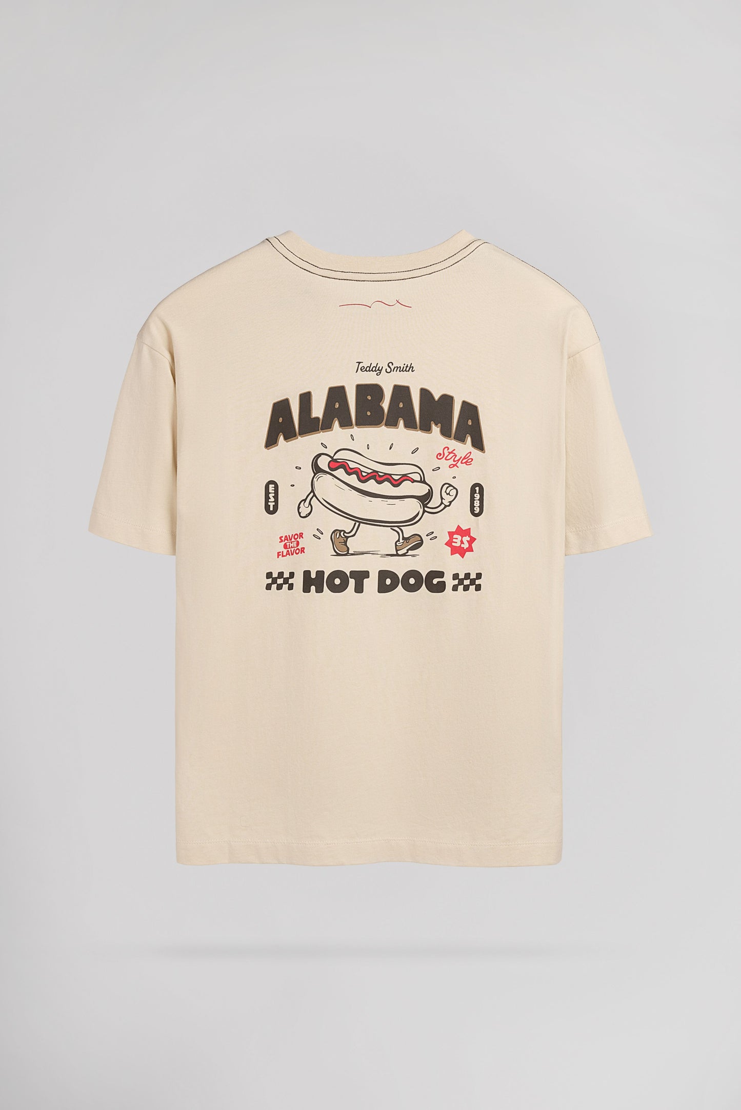 T-shirt T-SHADE MC JR BEIGE CLAIR