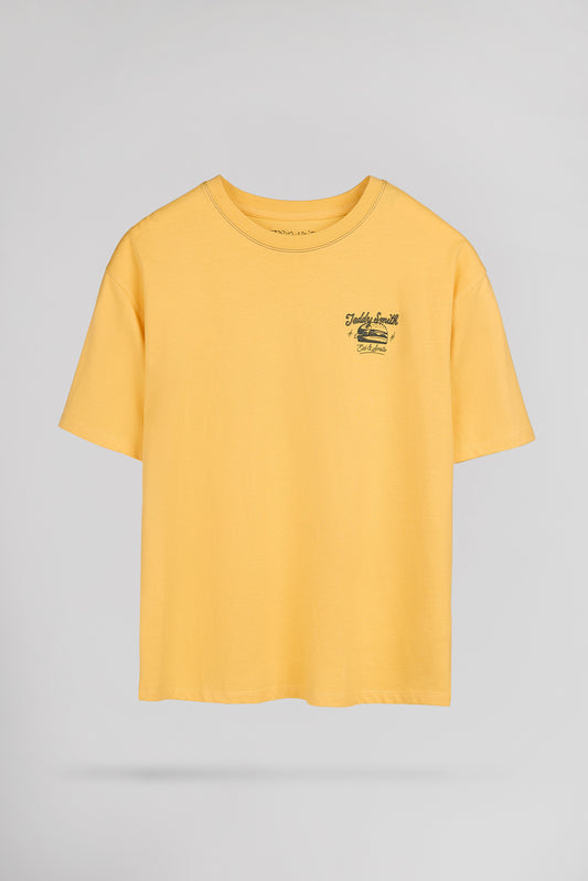 Achat T-shirt col rond T-DINNER MC JR JAUNE PAILLE