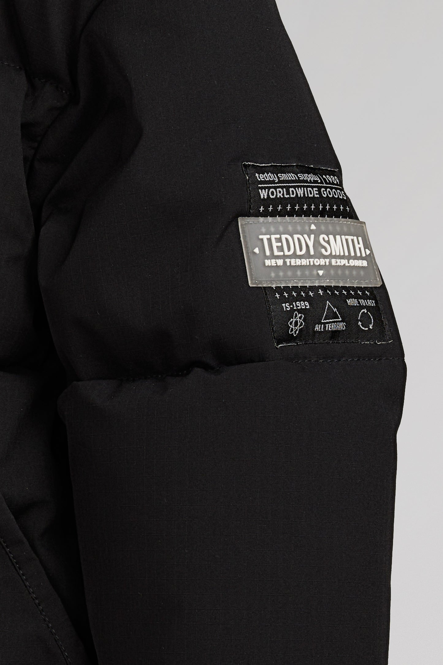 Blouson à capuche col montant B-FRANCK JR NOIR