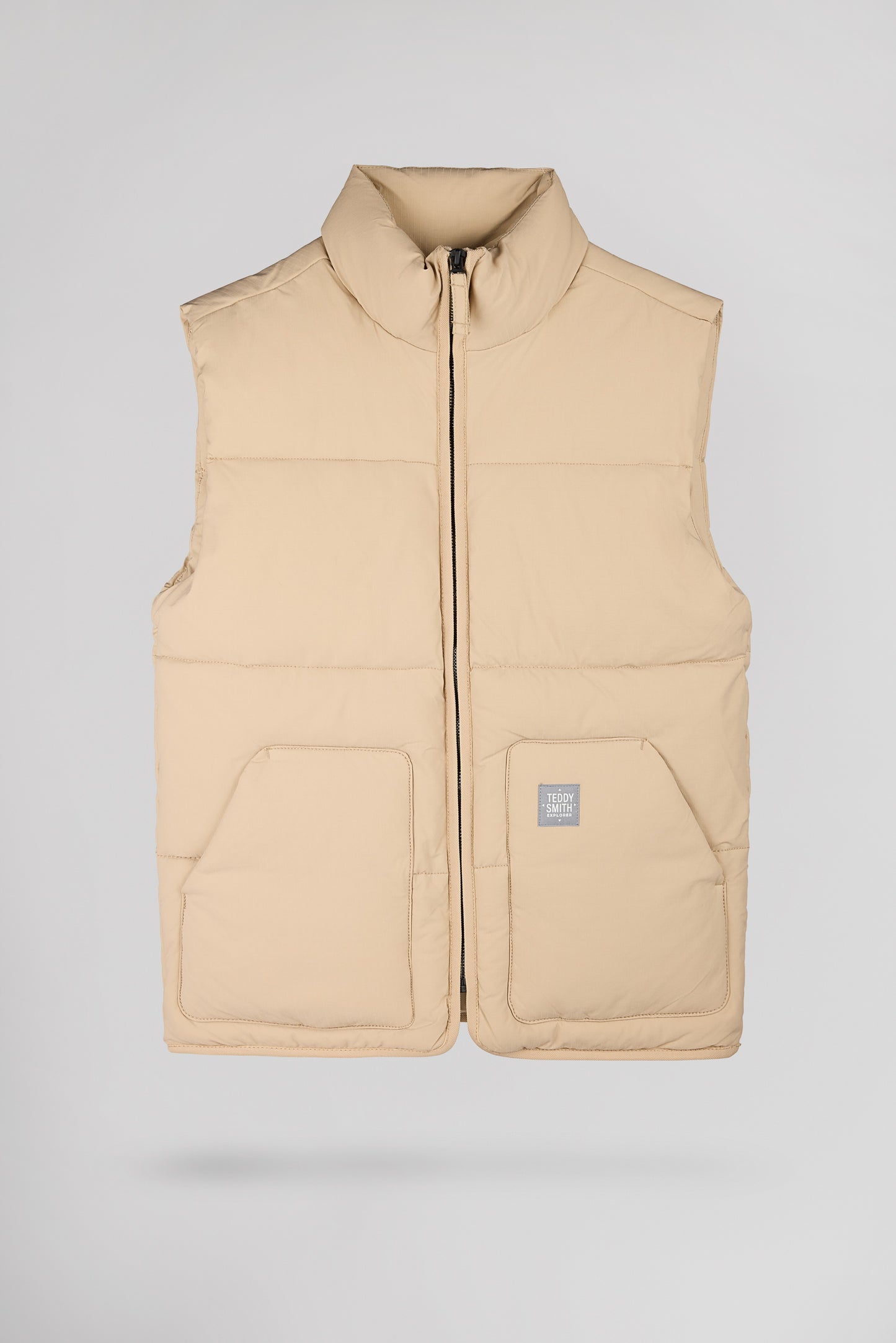 Doudoune sans manches col montant B-FRANCKLIN JR BEIGE7