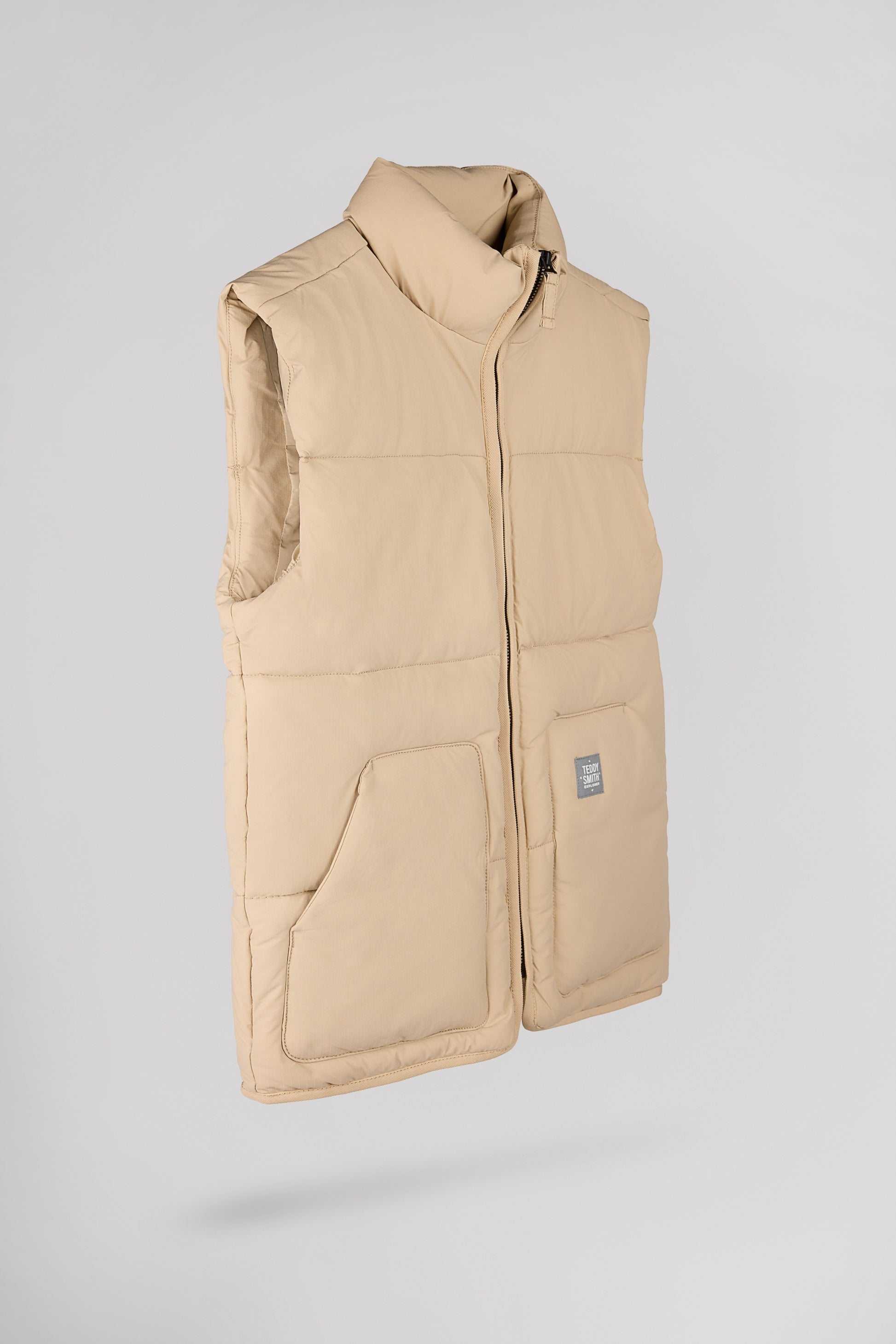 Doudoune sans manches col montant B-FRANCKLIN JR BEIGE8