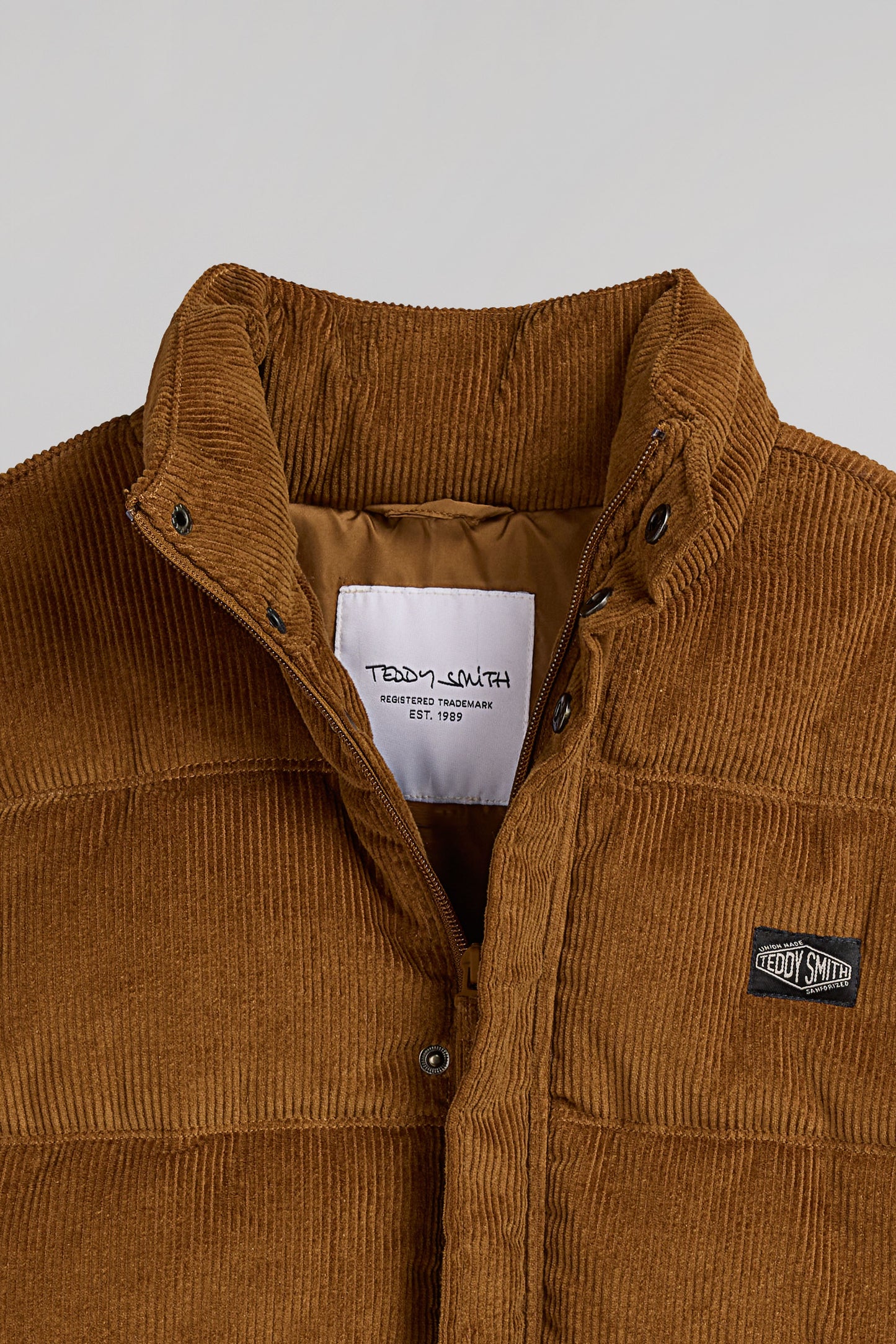Blouson en velours col montant B-VELVET JR CARAMEL