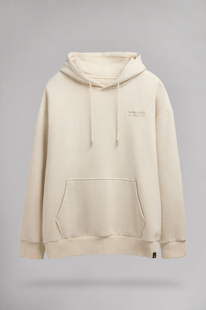 Sweat à capuche S-TROPHY HOODY CREAM