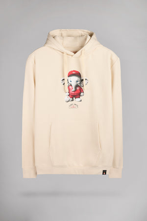 Sweat à capuche S-MASCOTTE HOOD CREAM