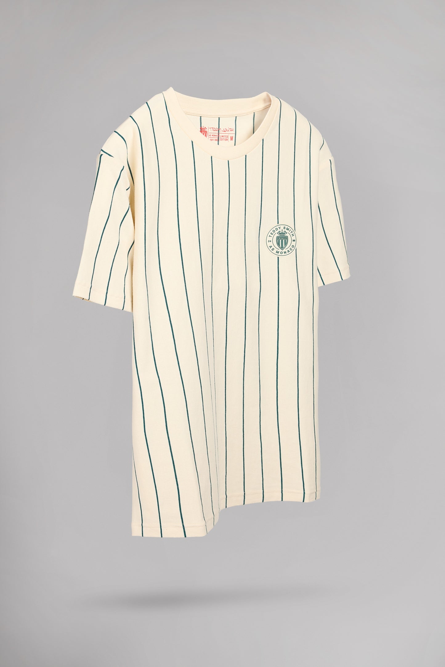 T-shirt à rayures T-LEAGUE MC CREAM