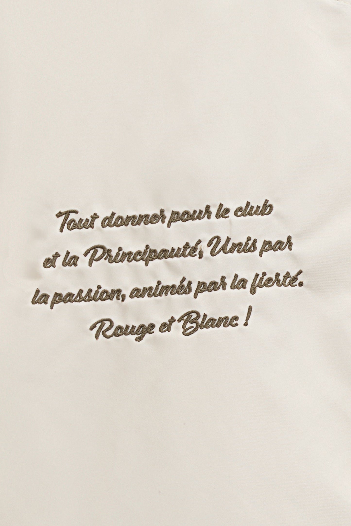 Blouson bomber B-CAMPUS MONACO CREAM