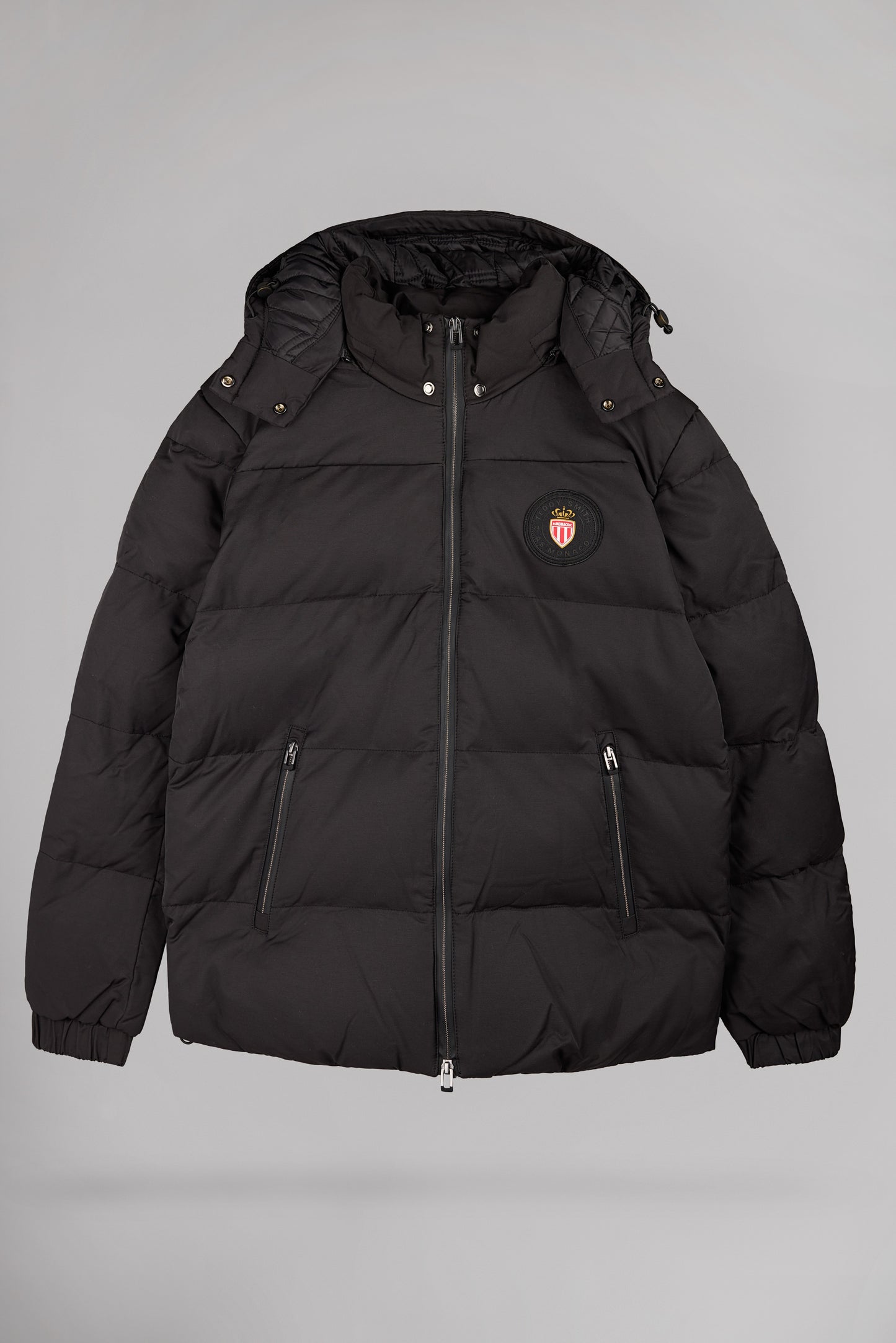 Blouson à capuche col montant B-JONAH NOIR