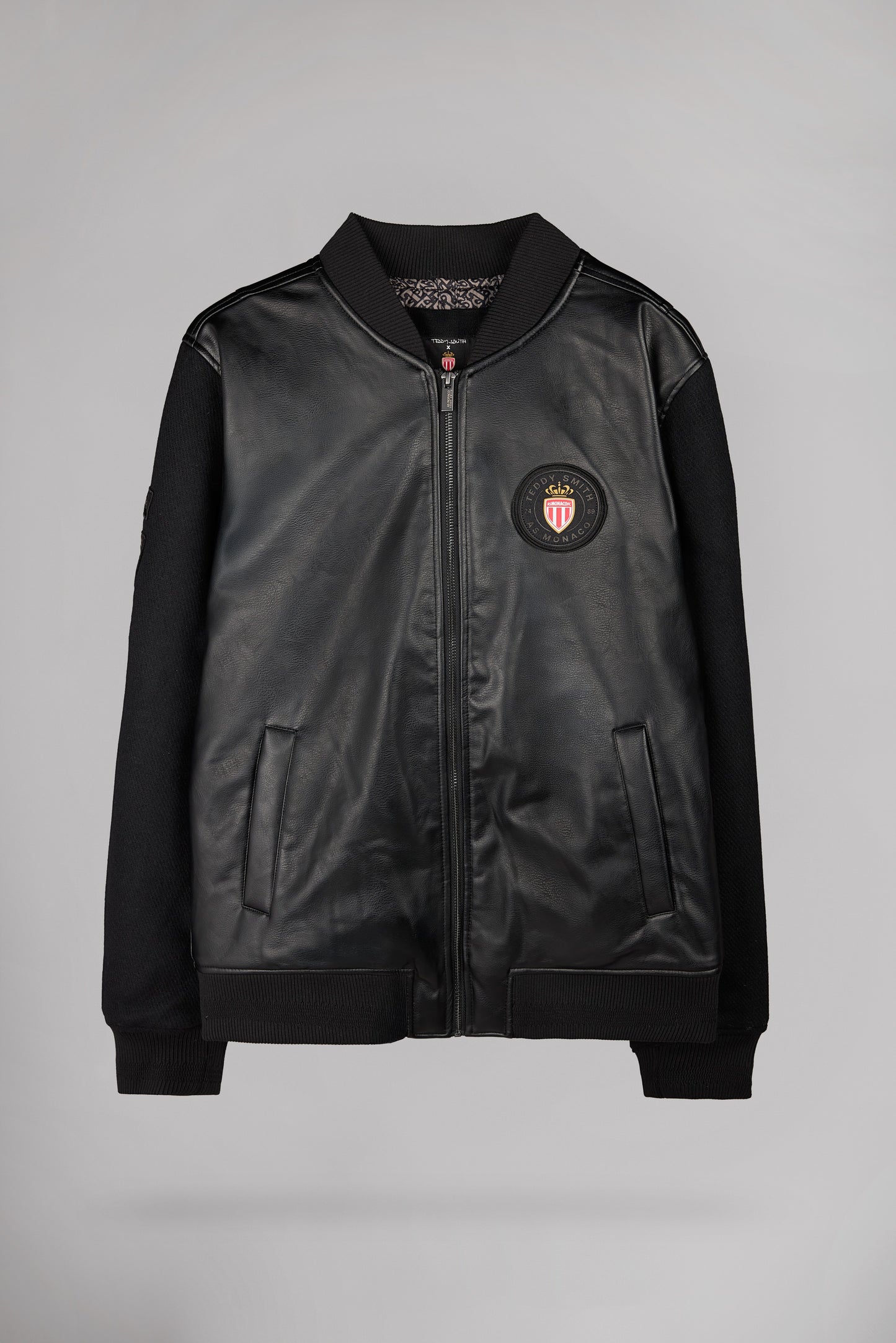 Blouson mix matière B-BRACE NOIR