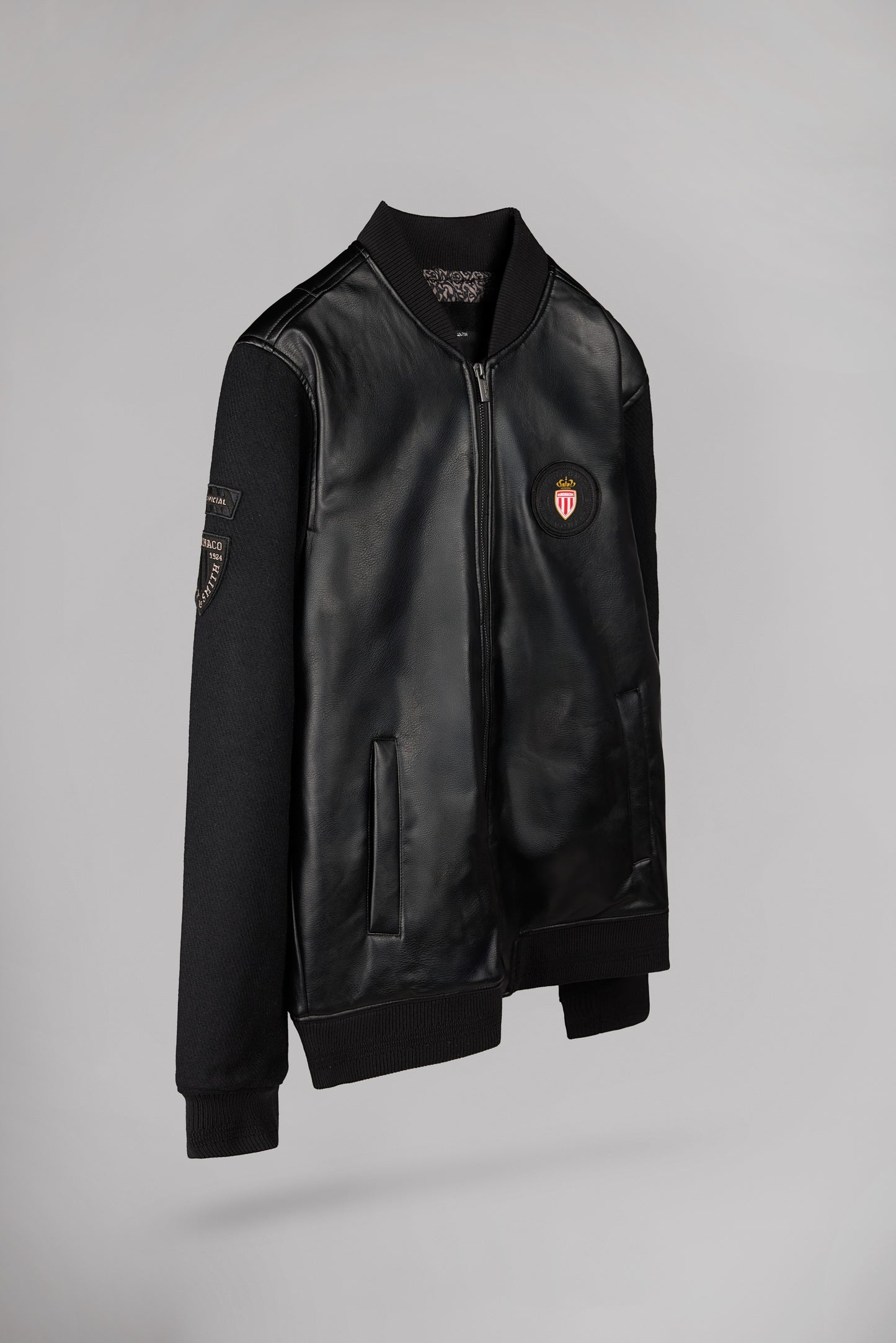 Blouson mix matière B-BRACE NOIR